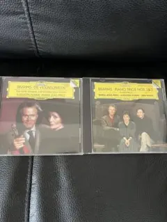 ブラームス　ヴァイオリンソナタ全集　ピアノ三重奏曲第1、2番　ピリス＆デュメイ