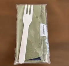 Starbucks ケーキフォーク＆ちりめんクロスセットのサムネイル