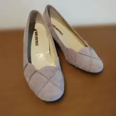 COULEUR VARIE ウェッジソールパンプス グレー　 23.5cmのサムネイル