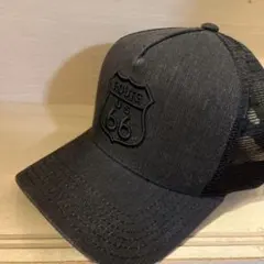 ROUTE 66 キャップ ブラック メッシュ