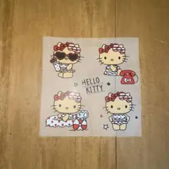 日焼けキティ アイロンシート