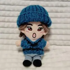 Aぇ! group正門良規　ちびぬい　はぴぬい衣装　ニット帽とセーターセット青