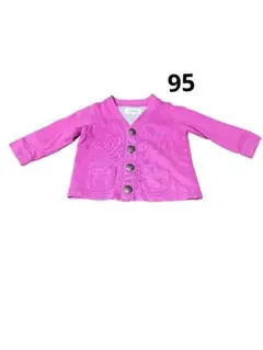 GREEN LABEL RELAXING ピンクカーディガン XS95