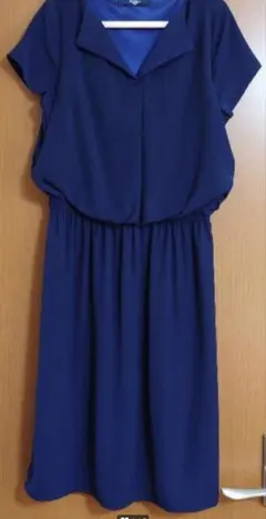 Fabulous Angela 開襟 ワンピース FREE 紺色