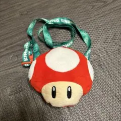 USJ限定 マリオ 赤キノコ パスケース 一度使用