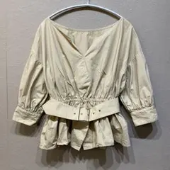 MURUA WEB限定　ワイドベルトブラウスのサムネイル