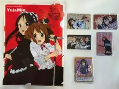 けいおん まとめ売り メタルプレート トレカ クリアファイル