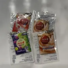 グリコ ノベルティ アイスの実 ミニチュアマスコット 4種セット