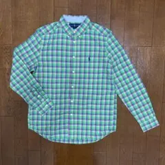 Ralph Lauren/ラルフローレン/ロゴ/コットン/シャツ/チェック/長袖