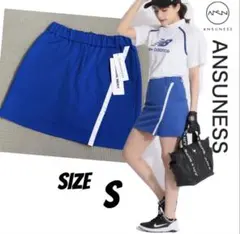 【新品タグ付】ANSUNESS ゴルフ用スカート ロイヤルブルー S