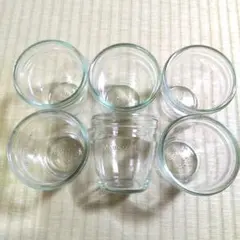 モロゾフプリン容器・モロゾフプリン空き瓶 6個セット