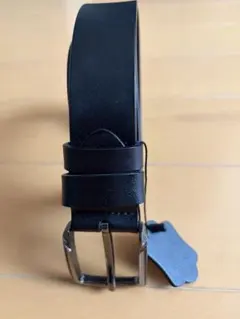 メンズ レザーベルト ブラック