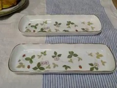 Wedgwood Wild Strawberry 皿 2枚セット
