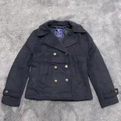 Purple & Yellow ネイビーＰコートL