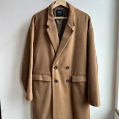 BEAMS HEART ブラウン チェスターコート M