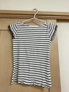 ボーダー ノースリーブ