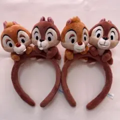 チップとデール カチューシャ 2個セット