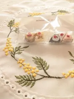 ナチュラルキッチン　ミニチュアセットケーキ 5個セット　シルバニア　小物　置物