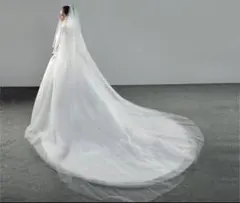 ウェディングベール ソフトチュール ホワイト