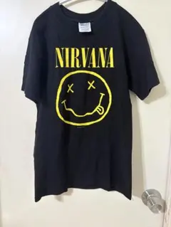 90s NIRVANA ニルヴァーナ Tシャツ 鬼フェード1992 コピーライト