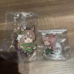 ウマ娘 アクリルスタンド　ラバーストラップ　2個セット　サトノダイヤモンド