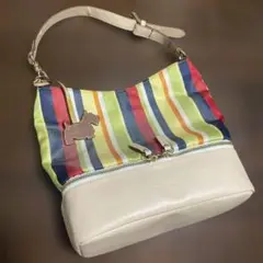 Black&White ストライプ トートバッグ・保冷ケース付き