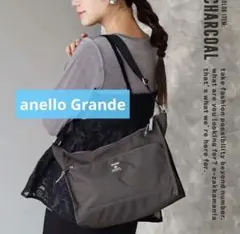 anello アネロ ショルダーバッグ GTM0172z チャコールブラック