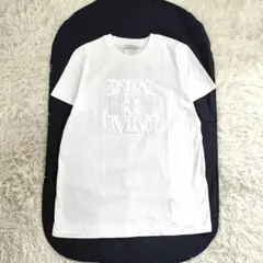 22919✨マックスマーラ GIOVANE ロゴ Tシャツ L アップリケ刺繍のサムネイル