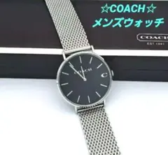 COACH 腕時計 クォーツ メッシュベルトのサムネイル