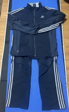 adidas ジャージ上下セット ネイビー　XL
