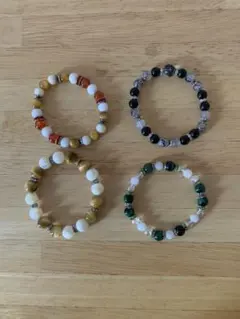 4種類 レディース パワーストーン ブレスレット