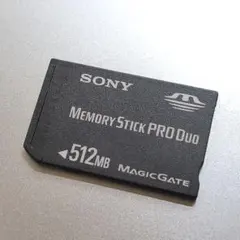 SONY Memory Stick PRO Duo 512MB
