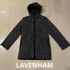 LAVENHAM キルティングコート　裏ボア　迷彩柄