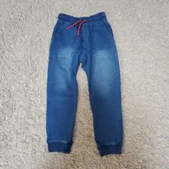 エフオーキッズ　ロングパンツ　120サイズ　インディゴブルー