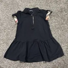 Burberry 黒 ポロワンピース 90cm