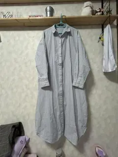 AMERICAN HOLIC ストライプ シャツワンピース Lサイズ