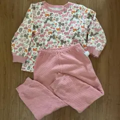 ユニクロ キッズ キルトパジャマ 長袖 120
