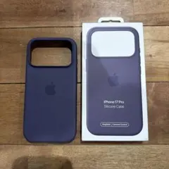 週末限定価格 極美品Apple純正 iPhone17Proシリコーンケース 紫
