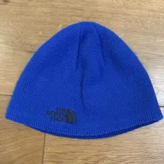 【美品　THE NORTH FACE ブルー ニット帽】
