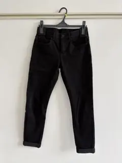 【美品】Lui’s ルイス アンクル丈 スキニーデニム ブラック Sのサムネイル