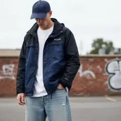 USA古着Columbiaナイロンジャケット90s00sGizzmoネイビーXL