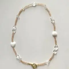 ハンドメイドネックレス　ヴィンテージビーズ　no.5(元値¥3,000)