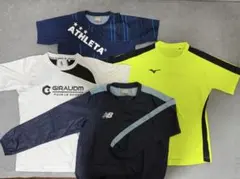 ジュニア　サッカーウェア　まとめ売り　ピステシャツ　トレーニングウェア