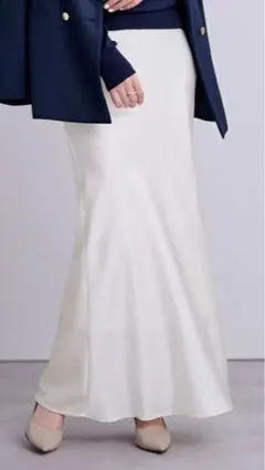 ur's サテンマーメイドマキシスカートM