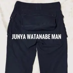 希少JUNYA WATANABEMAN カーゴフィールドポケットパンツ 黒のサムネイル