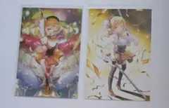 巴マミ　マギアレコード 特典 ポストカード　まどマギ　まどかマギカ　2種