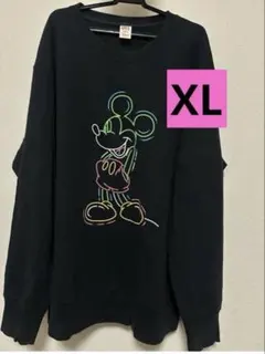 【 XL 】ユニクロ ディズニー ミッキー トレーナー スウェット お揃い