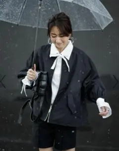 mother FORME 東原亜希 撥水ブルゾン(ブラック)のサムネイル