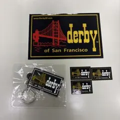 derby ステッカーとキーホルダーセット