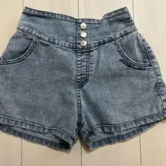 デニムショートパンツ　150